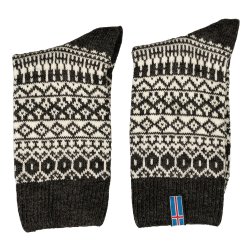 Uldsokker Islandsk Flag 60% uld Koks