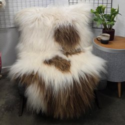 Islandsk klippet lammeskind naturligt str XXL  5811 140 cm + 