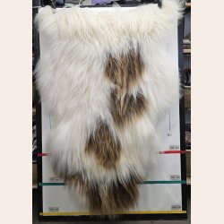 Islandsk klippet lammeskind naturligt str XXL  5811 140 cm + 