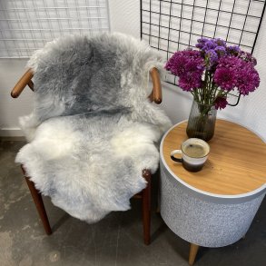 Islandsk klippet lammeskind gr� str M 2914