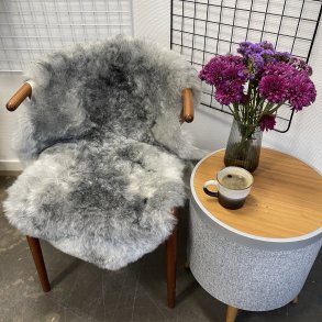 Islandsk klippet lammeskind gr� str M 2916