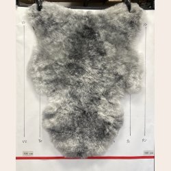 Islandsk klippet lammeskind gr� str M 2916