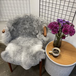 Islandsk klippet lammeskind gr� str M 2922