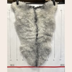 Islandsk klippet lammeskind gr� str M 2931