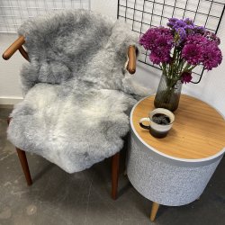 Islandsk klippet lammeskind gr� str M 2932