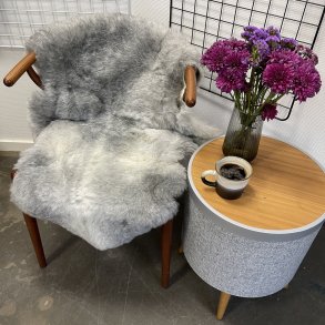 Islandsk klippet lammeskind gr� str M 2932