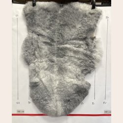 Islandsk klippet lammeskind gr� str M 2932