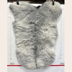 Islandsk klippet lammeskind gr� str M 2933