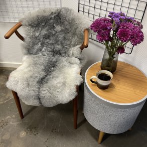 Islandsk klippet lammeskind gr� str M 2935