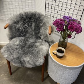 Islandsk klippet lammeskind gr� str M 2939