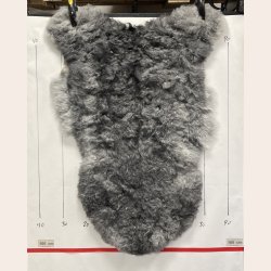 Islandsk klippet lammeskind gr� str M 2940