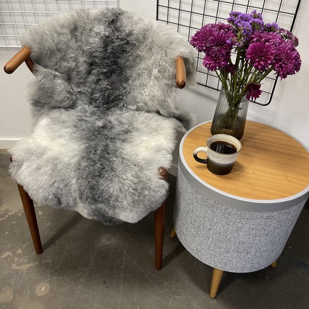 Islandsk klippet lammeskind gr� str M 2944