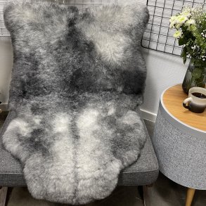 Islandsk klippet lammeskind naturligt gr� str XL  4912