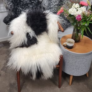 Islandsk lammeskind langh�ret plettet str M - 2216