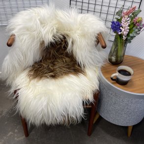 Islandsk lammeskind langh�ret bruntplettet str S - 1212