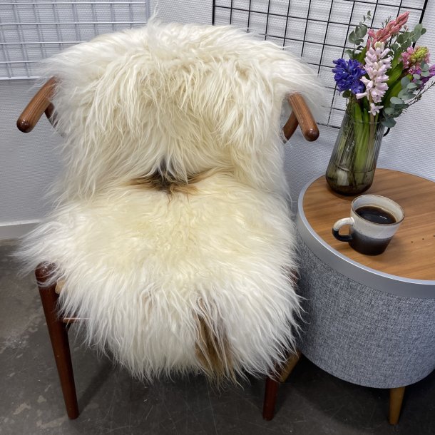 Islandsk lammeskind langh�ret bruntplettet str S - 1213