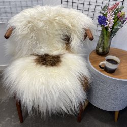 Islandsk lammeskind langh�ret bruntplettet str S - 1216