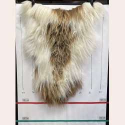 Islandsk lammeskind langh�ret brunt str M - 2330