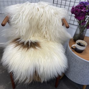 Islandsk lammeskind langh�ret brunt str M - 2332