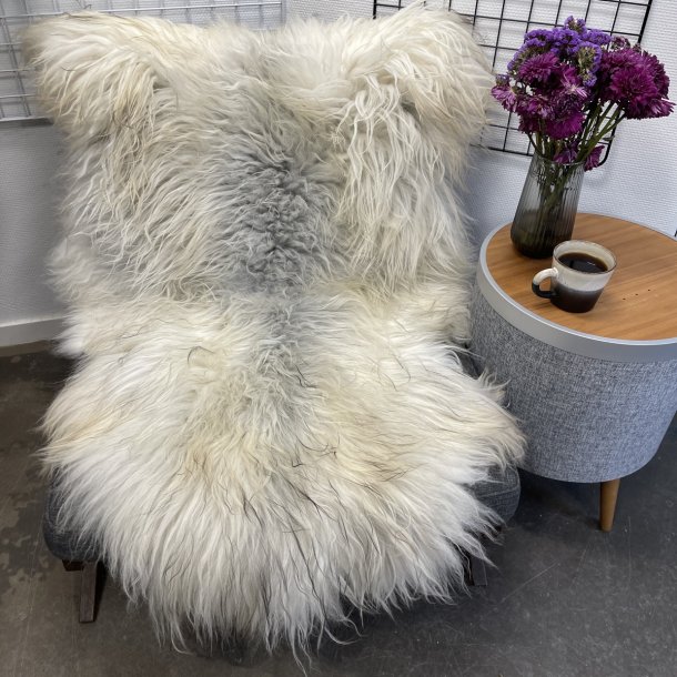 Islandsk lammeskind gr� str XL 4410