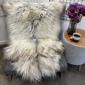 Islandsk lammeskind gr� str XL 4411