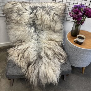 Islandsk lammeskind gr� str XL 4414