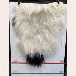 Islandsk lammeskind langh�ret plettet str M - 2231