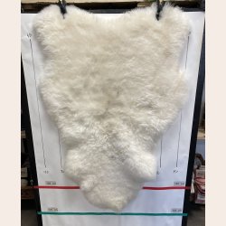 Islandsk klippet lammeskind lys str L 3510