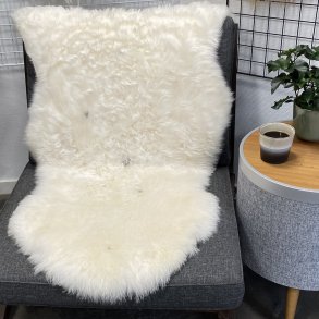 Islandsk klippet lammeskind lyse str L 3513