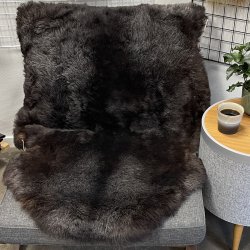 Islandsk klippet lammeskind plettet str L 3732