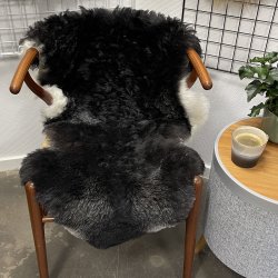 Islandsk klippet lammeskind plettet str M 2736