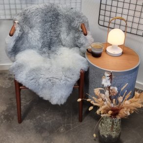 Islandsk klippet lammeskind gr str M 2915