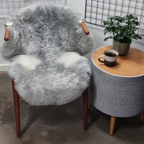 Islandsk klippet lammeskind gr str M 2927