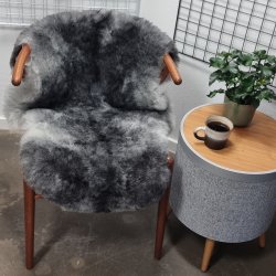 Islandsk klippet lammeskind gr str M 2935