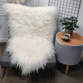 Islandsk lammeskind plettet str XL 4215