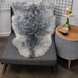 Islandsk klippet lammeskind gr� str M 2919