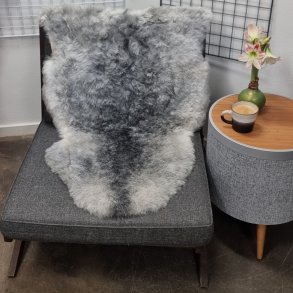 Islandsk klippet lammeskind gr� str M 2919