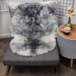 Islandsk klippet lammeskind gr� str M 2924