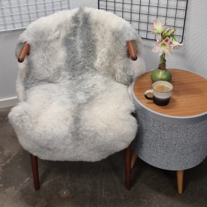 Islandsk klippet lammeskind gr� str M 2946