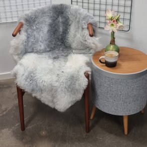 Islandsk klippet lammeskind gr� str M 2947