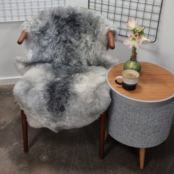 Islandsk klippet lammeskind gr� str M 2953