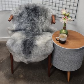 Islandsk klippet lammeskind gr� str M 2953