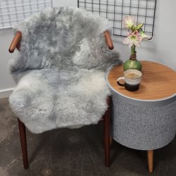 Islandsk klippet lammeskind gr� str M 2955