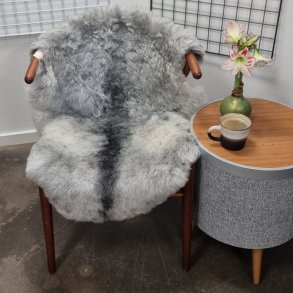 Islandsk klippet lammeskind gr� str M 2958