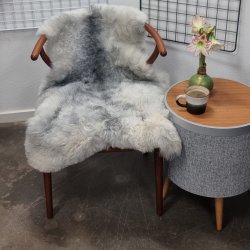 Islandsk klippet lammeskind gr� str M 2959