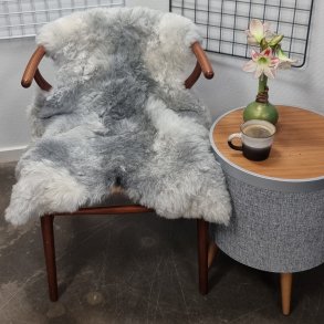 Islandsk klippet lammeskind gr� str M 2960