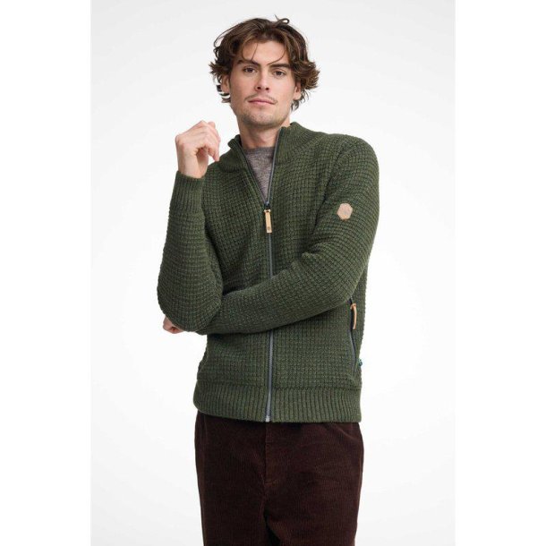 Ivanhoe Mouritz full zip Gr�n - mulesing free