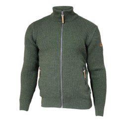 Ivanhoe Mouritz full zip Gr�n - mulesing free