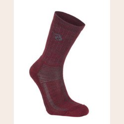 Ivanhoe trekking sokker i 90% merinould bordeux mulesing free
