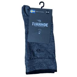 Ivanhoe uldsokker 90% Merino koksgr